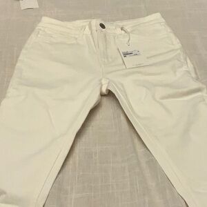 New Flying Monkey White High Rise Skinny Jean Size 26